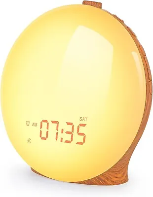 Sunrise Alarm Clock Wake Up Light Fullscreen 14 Light Modes No Shadow (M22) • £19.99