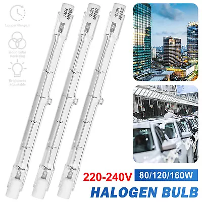 1-20pcs LED R7S J78 J  Bulb Glass Tube 80/120/160W  Replace Halogen Lamp Light • $10.99