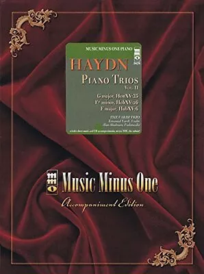 HAYDN - PIANO TRIOS VOLUME II: MUSIC MINUS ONE PIANO By Franz Josef Haydn Mint • $37.75