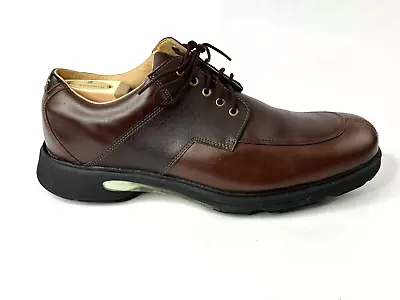 VTG Etonic Golf Shoes Mens Size 12 M Brown Split Toe Leather Lace Up Classic NEW • $54.88