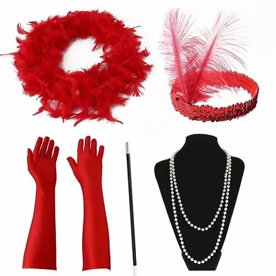 20'S Lady Gatsby Fancy Dress Accessories Flapper Charleston Girl Costume Kit UK • £10.99