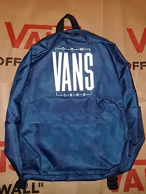 Vans Old Skool IIII Skateboarding Backpack Zip Up Blue Tie Dye School Bag • $48.04