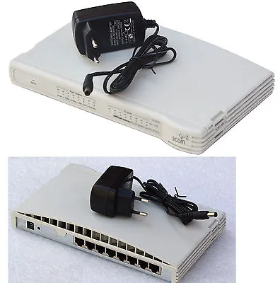 8-PORT 10/100 Switch 3Com Officeconnect Status 3C16791A Network Switch Lan -8 • £31.48