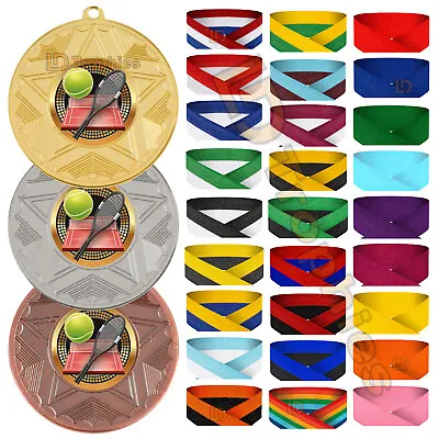 Tennis Medals & Ribbons Tennis Medal Packs Various Sizes & Colours • £14.50