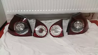 $630 • Buy Genuine VW Red Clear R32 Cherry Red Taillights For MK5 V Golf NEW