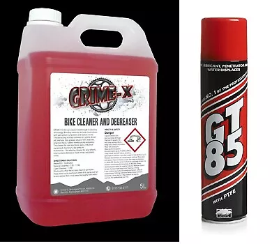 £19.99 • Buy Bike Bicycle Cycle Motorbike Degreaser Citrus Cleaner Concentrate 5 Litre + GT85
