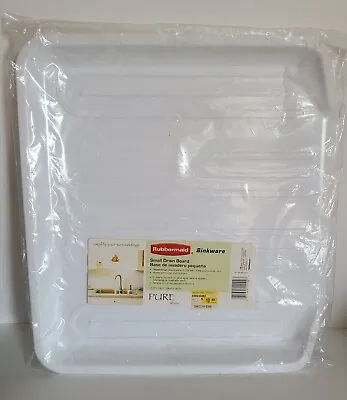 Vintage Rubbermaid Dish Drainer Tray 1180 WHITE 15.5” X 15.5” NOS NEW Y2K • $49