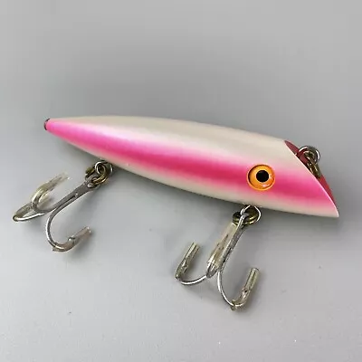 Vintage Maygard Tackle Co Sparx-Plug Salmon Plug Fishing Lure Pearl Pink • $24.87