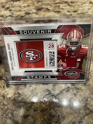 Michael Crabtree 2009 Panini Certified Souvenir Stamps Patch Auto 09/10 49ers • $22