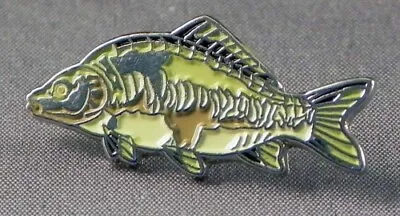 Mirror Carp Fish Enamel Pin Badge - New • £3.69