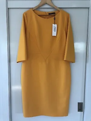 $75 • Buy Stunning Karen Millen Yellow Pencil Dress, Size 16, BNWT, RRP: $495