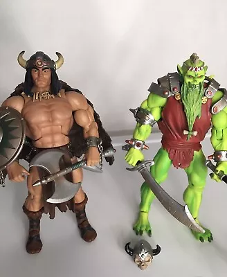 Masters Of The Universe Classics Vikor & Demo-Man Figures He-Man MOTUC • $80