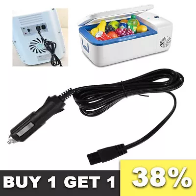 12V DC 2Pin Lead Cable Plug Wire Power Cord Adapter For Car Cooler Fridge Box • £3.52