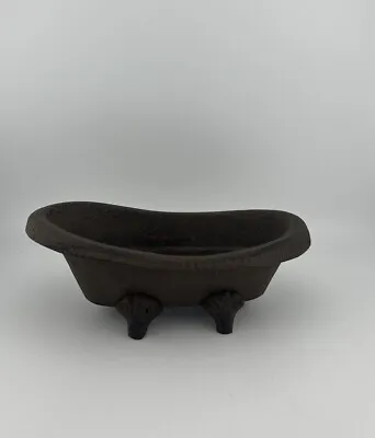 Upper Deck Small Cast Iron Claw Foot Bath Tub / Soap Holder 2+ Lbs! • $14.58
