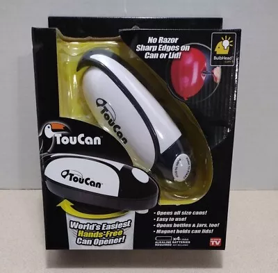 TouCan Can Opener Battery Operated  One Touch Smooth Edges Hands-free Brand New! • $24.99