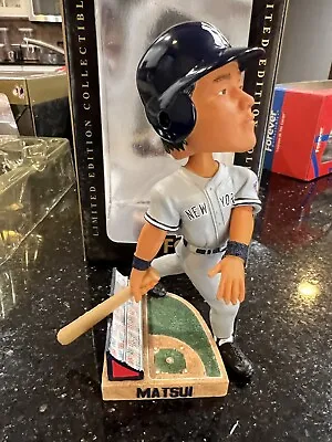 NY Yankees Matsui Hideki Forever Collectibles  Action Bobblehead Grey Uni • $69.99