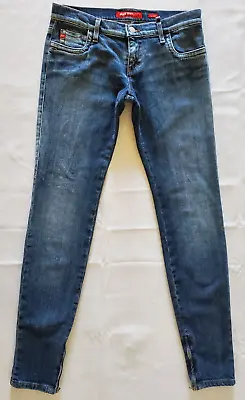 Miss Sixty J Lot Jeans Women's 27 (30x31) Low Rise Zipper Ankle Made In Italy • $30