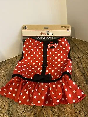 Disney Tails Minnie Mouse Polka Dot Costume Harness For Dogs XL Extra Large New  • $55.99