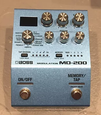 Boss MD 200 Multi Modulation Guitar Effect Pedal Phaser Tremolo Auto-Wah W/Box • $205