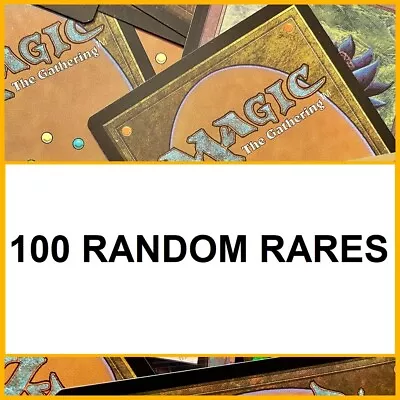 MTG 100 Random Rare Bundle Joblot - Magic The Gathering Cards • £20