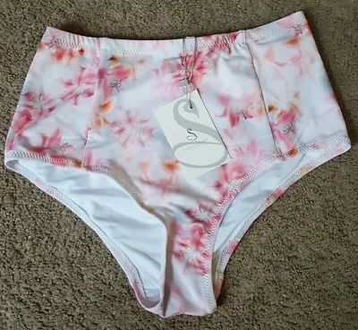 Sheridyn Swim Ladies Swim Suit Bottoms Baby Blossom Hi-cut/hi-waist Sm. • $9.99