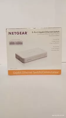 Netgear 8-port Gigabit Ethernet Switch • $19.99