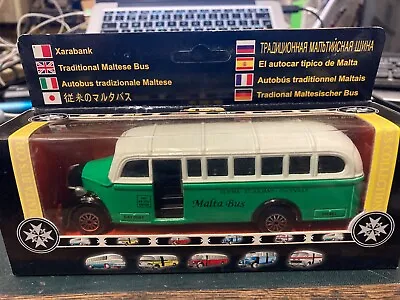 Die Cast Malta Bus Green And White • £19.99