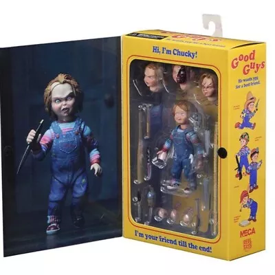 NECA Chucky Good Guy Doll Child's Play Ultimate 4  Action Figure Doll Toy Boxed • $25.19