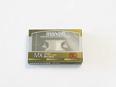 Maxell MX60 Factory Sealed Metal Cassettes • $19.50