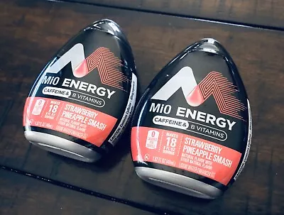 NEW MiO Energy Strawberry Pineapple Smash (2 Bottles Total) 48 Shots/Servings • $5.99