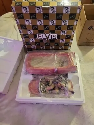 Vintage 1997 Elvis Pink Cadillac Cookie Jar Of 10000 NIB In Plastic • $200