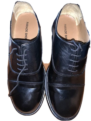 £10 • Buy Cadet Parade Shoes Men’s Black RAF Army Leather Military Style - Size 6
