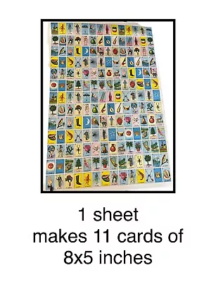 1 New Don Clemente Mexican Loteria Paper Roll Fr Boards Each Roll Makes 11 Cards • $7