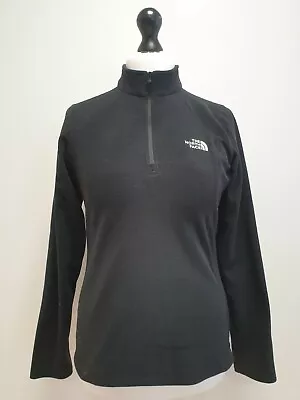 £21.74 • Buy Y122 Womens The North Face Black 1/4 Zip Fleece Base Layer Uk 10 M Eu 38