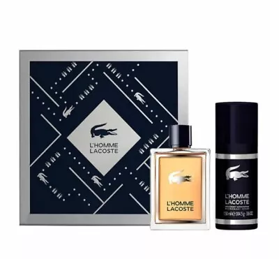 100ml L'homme Lacoste 100ml Edt 2pc Gift Set With 150ml Deodrant Genuine • £42