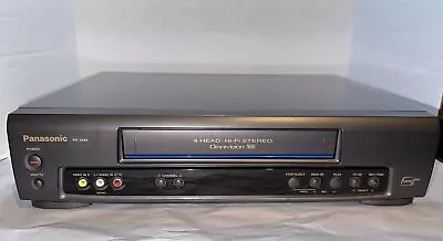 Panasonic PV-7451 Blue Line 4 Head Hi Fi Stereo VCR Plus+ VHS Player Tested • $45