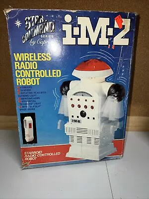 Vintage Caprice Star Command Series I-m-2 Wireless Radio Controlled Robot Used • $75