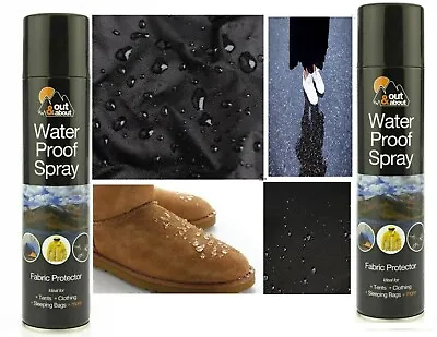 Waterproof Spray Protects Cloths Shoes Fabric Bags Tent Fishing Camping Outdoor  • £6.70