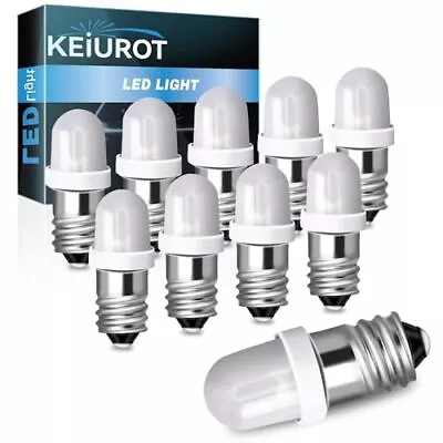  E10 Led Bulb Flashlight Bulbs E10 Mini Led Bulb 4.5V DC/AC For White 3V 3.8V • $17.86