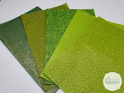 £4.95 • Buy Decopatch Paper, Decoupage Paper GREEN Half Sheet Collection Pack 