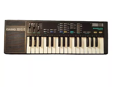 $75 • Buy Casio SK-1 Portable 32 Key Sampling Keyboard Working