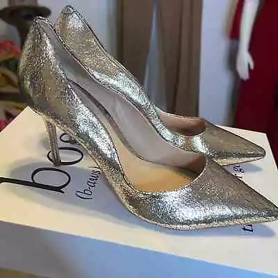 Ladie's SCHUTZ Gold Metallic Heels 10 • $79