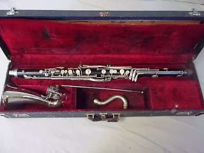 Quality American Made Bundy Selmer U.s.a. Bass Clarinet + Case • $379.99