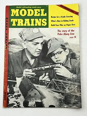 Model Trains Magazine - Sep 1954 - How-to - Railroading - Trains - Layouts • $8.95