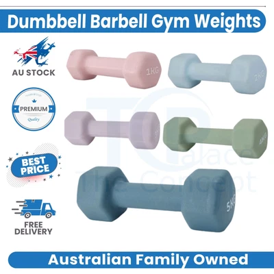 $12.99 • Buy Anti Slip Dumbbells Weightlifting Dumbbell Barbell Gym Weights