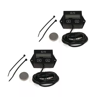 2 Pack Inductive Backlit Digital Hour Meter For Run Leader RL-HM011L RLHM011L • $27.49