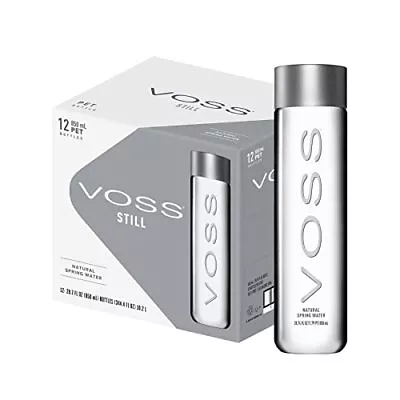 VOSS Premium Still Bottled Natural Water - BPA-Free - High Grade PET - Recycl... • $43.63