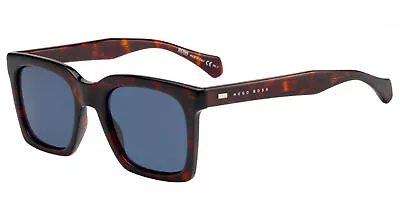 $44.99 • Buy Hugo Boss Men's Dark Havana Square Sunglasses - B1098S-0086-KU - Made In Italy