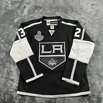 Reebok Los Angeles Kings NHL Jersey Sze 48 Quick 32 ‘14 Stanley Cup Finals Patch • $180