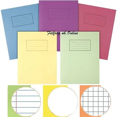 A4 SILVINE Home Schooling School Exercise Books Notebooks Homework -80 Pages. • £3.49